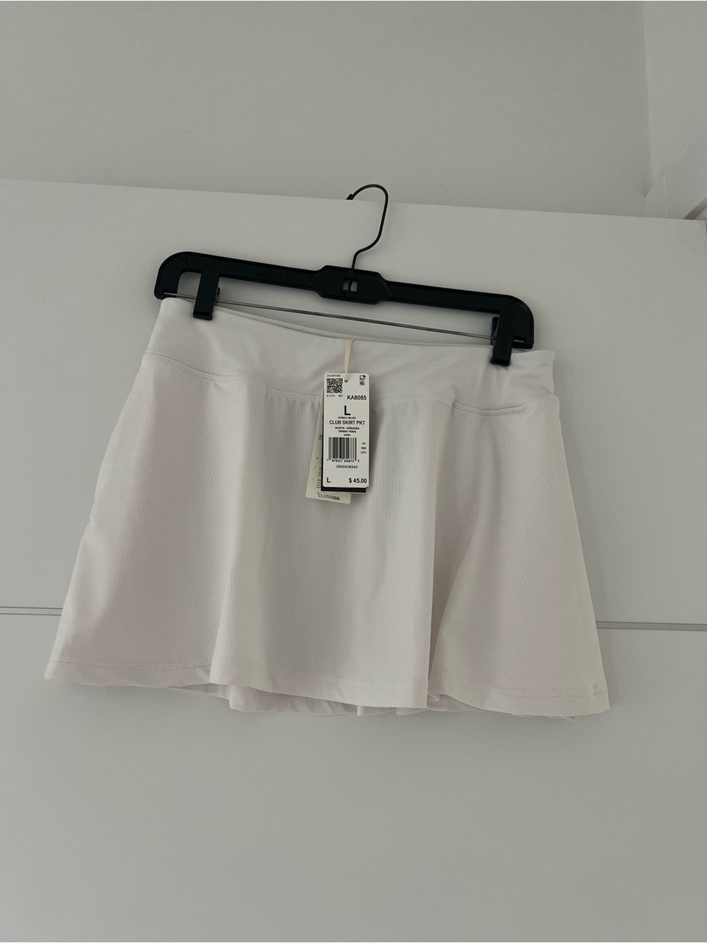 Adidas Women’s White Active Skirt- Flared Performance Skirt